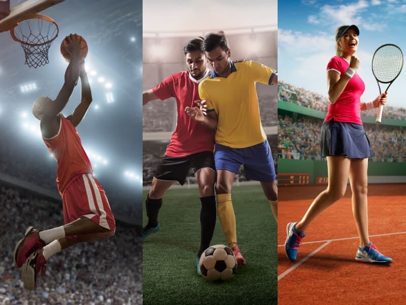 Sports betting action image representing live match moments on 7j777